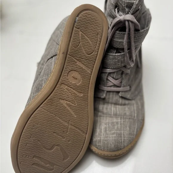 Blowfish Malibu Gray Women's Wedge Ankle Boots - Picture 4 of 7